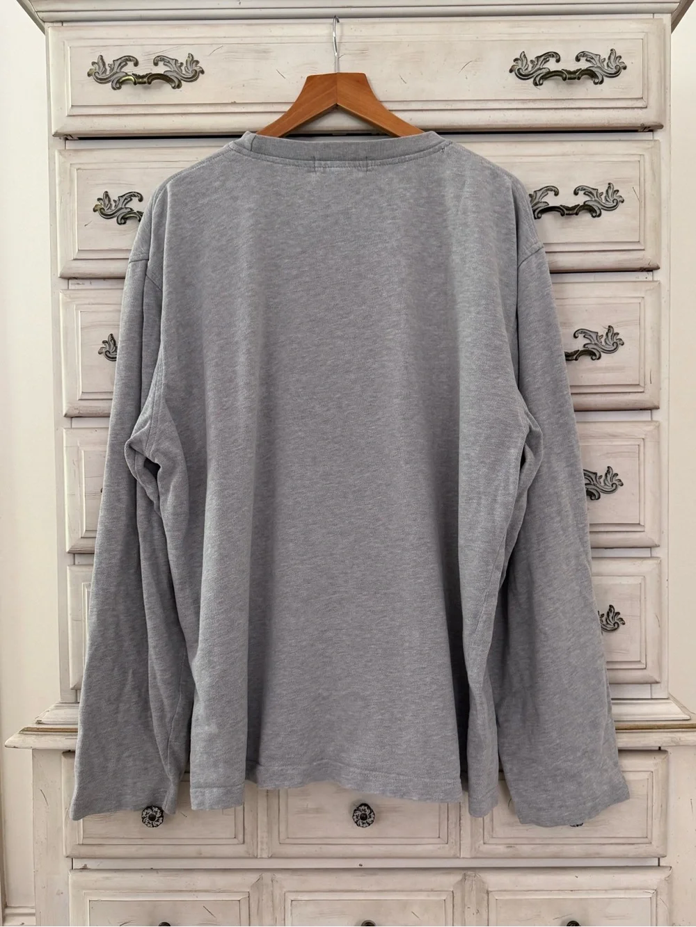 J. Crew Grey Cotton Long Sleeve Shirt